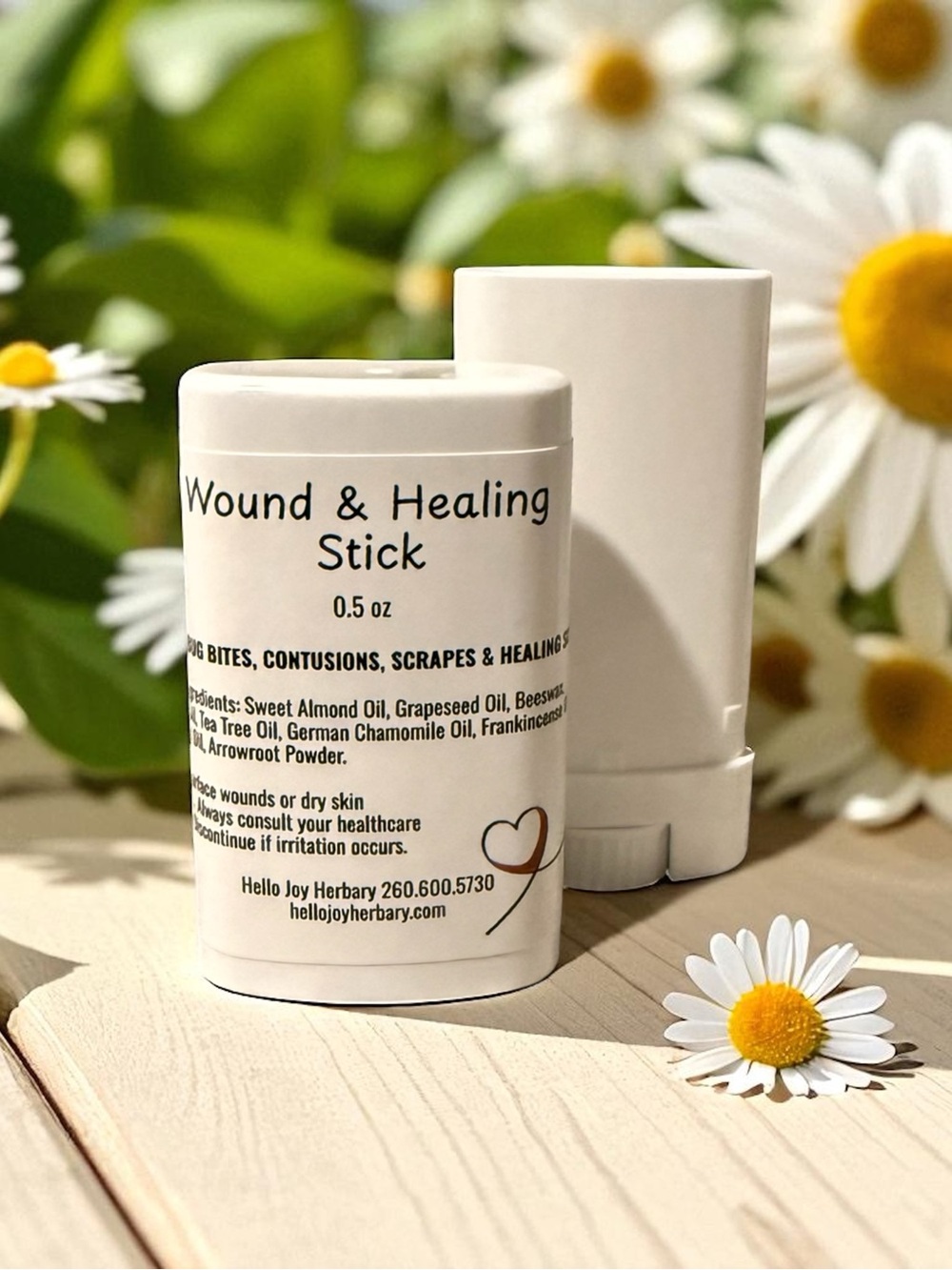 Wound & Healing Stick - White Natural Skincare Balm